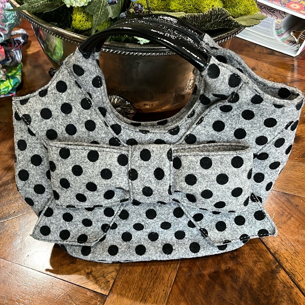 Kate Spade polka dot Woolf handbag